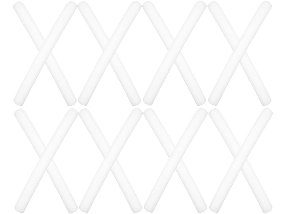 20 Bâtonnets Mousse Epe Blanc Canapé, Combleur D'espace Résistant Déformation, Utilização Polyvalente Coussins,
