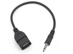 Adaptador Usb para Jack 2.0 Conector de Áudio Estéreo Auxiliar 3,5 Mm AQUAFORGE (2 Unidades)