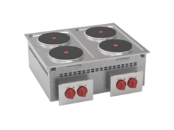 Fogões A Gás Drop In 4 Fogões Redondos 700x600x210 Mm 10400 W 400/3v 12400631 Eurast