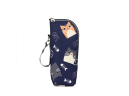 Bolsa Prática Para Mamadeira, Acessório Ideal Para Bolsa De Fraldas.gatinho Azul Yunzii