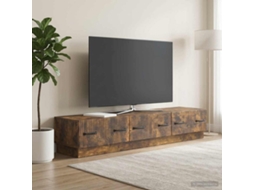 Vidaxl Gabinete Para Tv Com Gaveta Carvalho Fumado 147 X 34,5 X 27 Cm