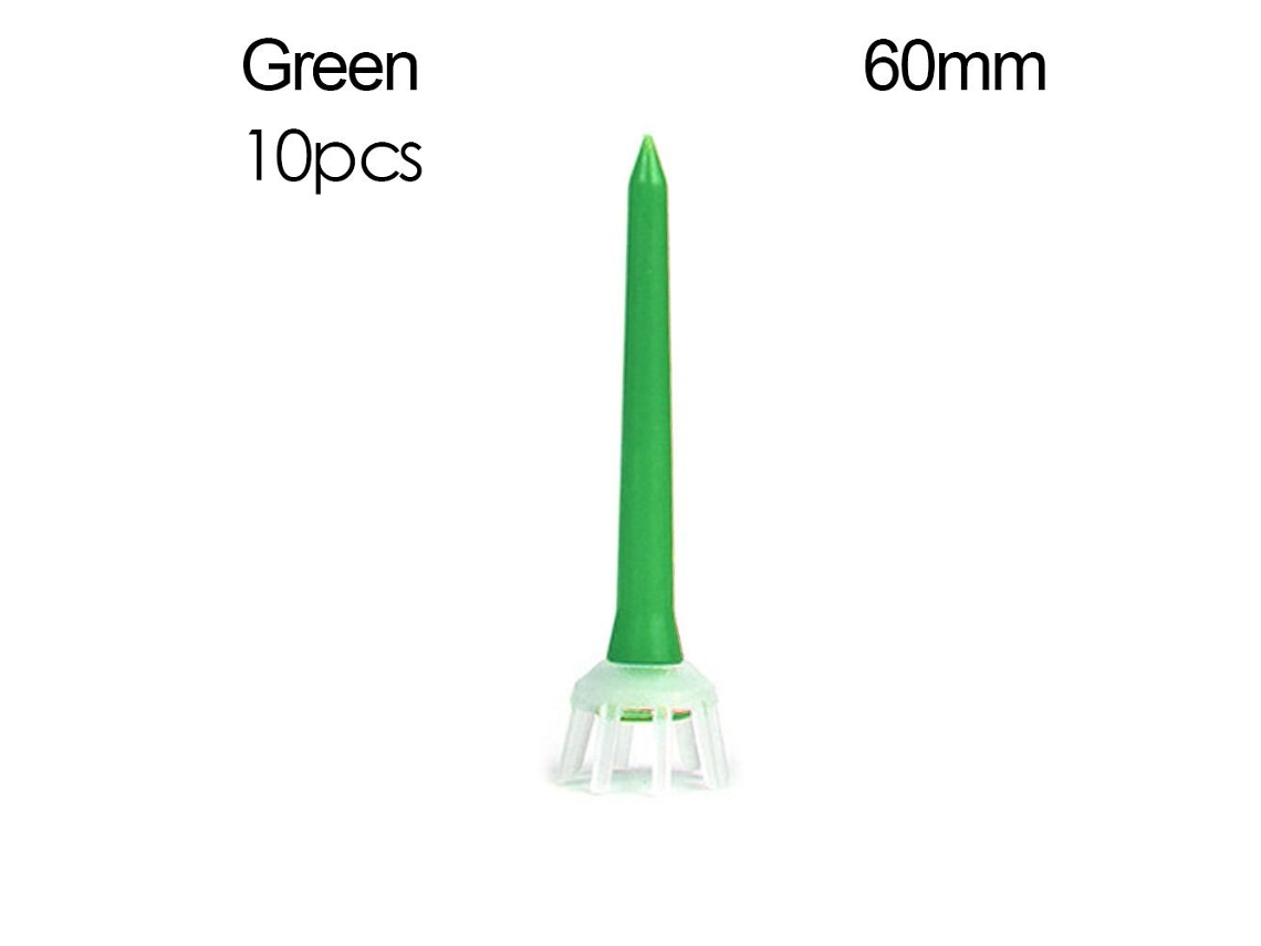 Tees De Golfe 10st Golfhållare Verde 60mm10st 10st Em Estoque Verde Aquaforge