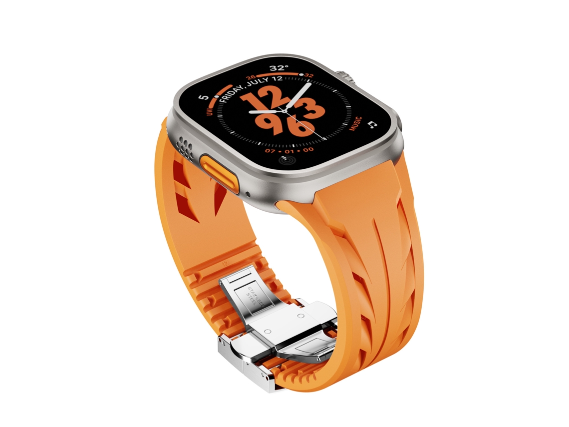 Bracelete para Apple Watch 44/45/46/49mm Laranja XIAOMOYU