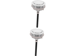 Botão De Descarga Para Vaso Sanitário , Instalação Por Botão De Pressão, Compatível Com A M Gokoco (2 Peças)