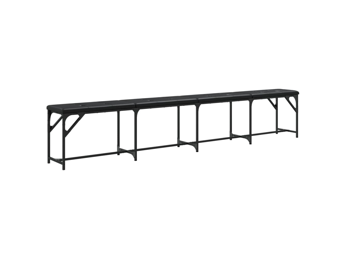 Banco De Jantar Vidaxl Preto Derivados De Madeira (248 X 32 X 45 Cm)