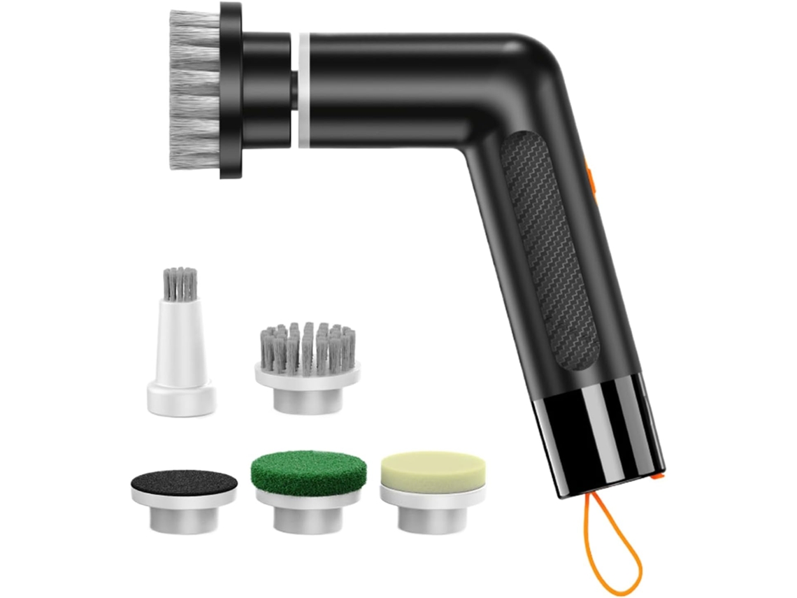 Escova De Limpeza De Chuveiro Manual, Ergonômica, À Prova D'água E Com Rotação.
