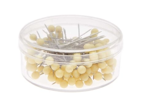Alfinetes Decorativos 3,8 Cm Amarelo Rico Design