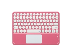 Capa Com Teclado Bluetooth Compatível Com Ipad Pro 11 2022/2021/2020/2018, Cor Vermelho