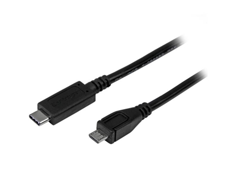 Cabo de Dados StarTech (USB-C - Micro USB B - 1 m - Preto)