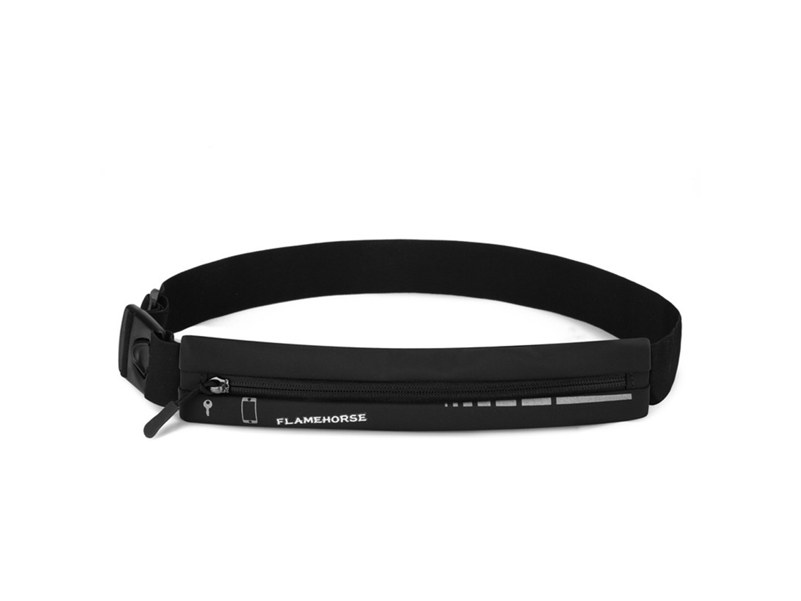Cinto De Corrida Slim Flamehorse Para Homens E Mulheres Com Apoio Para Telefone E Faixa Reflexiva