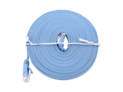 Cabo De Parche Utp Plano De Ethernet Rj45 Cat6 Para Roteador Lan 1000m 8 Metros Azul