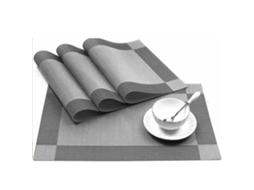 Conjunto De 6 Individuais De Mesa Em Vinil - Tapetes Tecidos Em Pvc Duráveis Para Cozinha, Bar E Festas