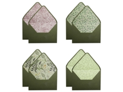 Pacote Com 8 Envelopes De Convite Com Aba Em V Para Cartões Aniversário Casamentos Formaturas Cartões Comemorativos Chá De Bebê 16 X 11,3 Cm ZMDECQNA