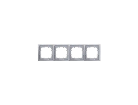 Quadro 4 Elementos Siemens Delta Style Metallic Platinum 5tg13241 Bjc