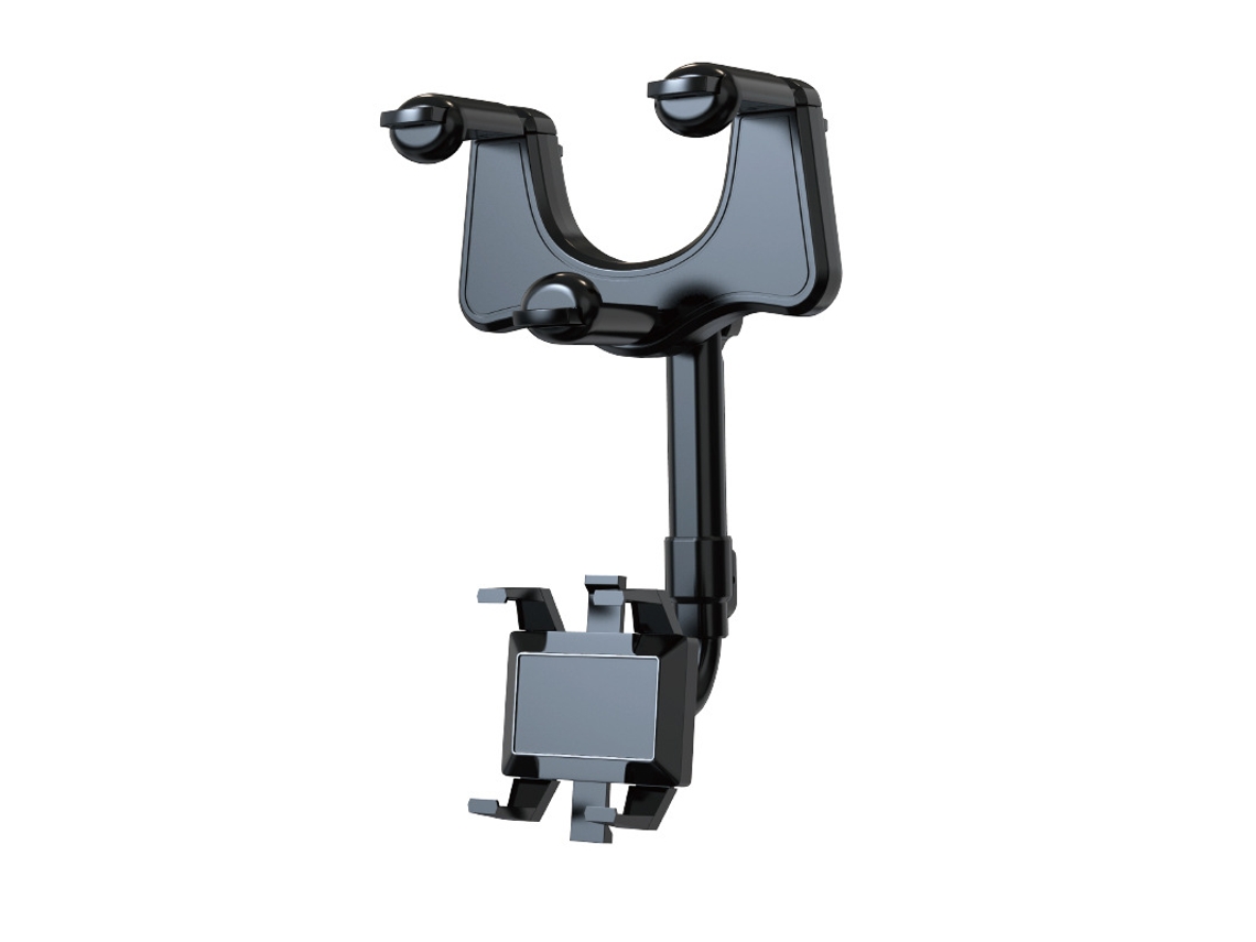 Suporte Para Celular Para Espelho Retrovisor, Giratório E Retrátil Para Carro.