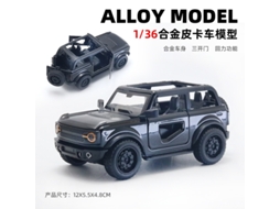 Miniatura de Carro em Escala 1/36, Feita em Metal Fundido, Presente para Crianças. MDUG