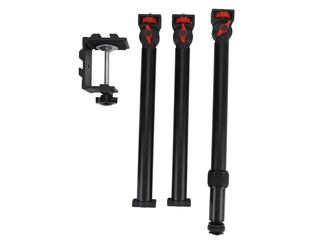 Camera Arm Clamp Mount Stand With 1/4in Screw Adjustable Articulating Arm Universal For Webcam Projector Phone Microphone LAXISCREED