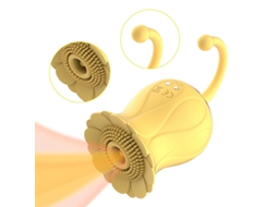 Vibrador De Massagem De Suco Rosa De 10 Frequncias Para Mulheres (amarelo) Yizhood