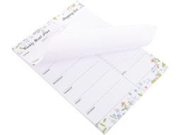 Bloc-notes Destacável Planificador De Repas Hebdomadaire, Menus, Design Double, Papel E Aimant