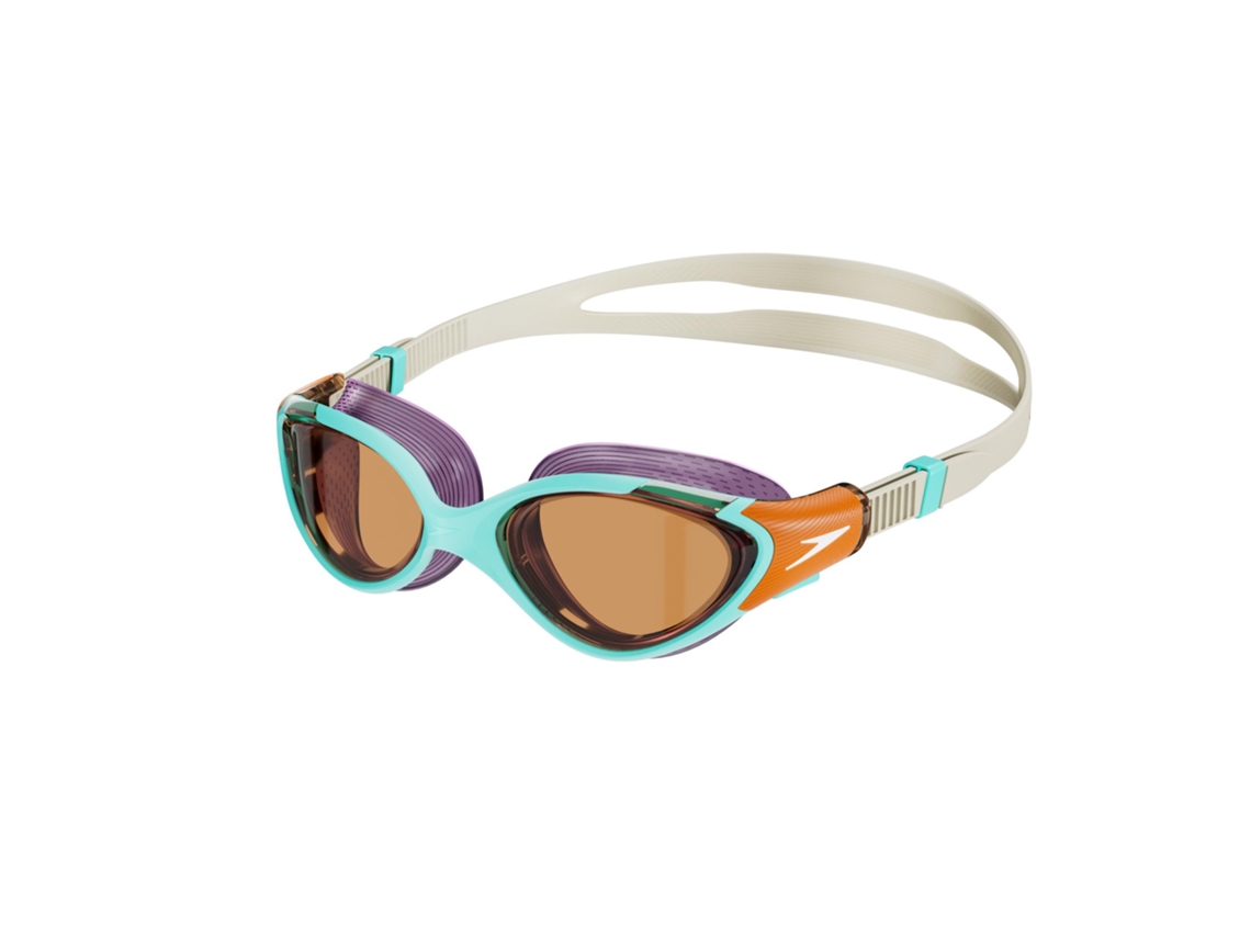 Óculos de Natação Biofuse 2, 0 Femininos, Tamanho Único, Azul/ Laranja AQUAFORGE