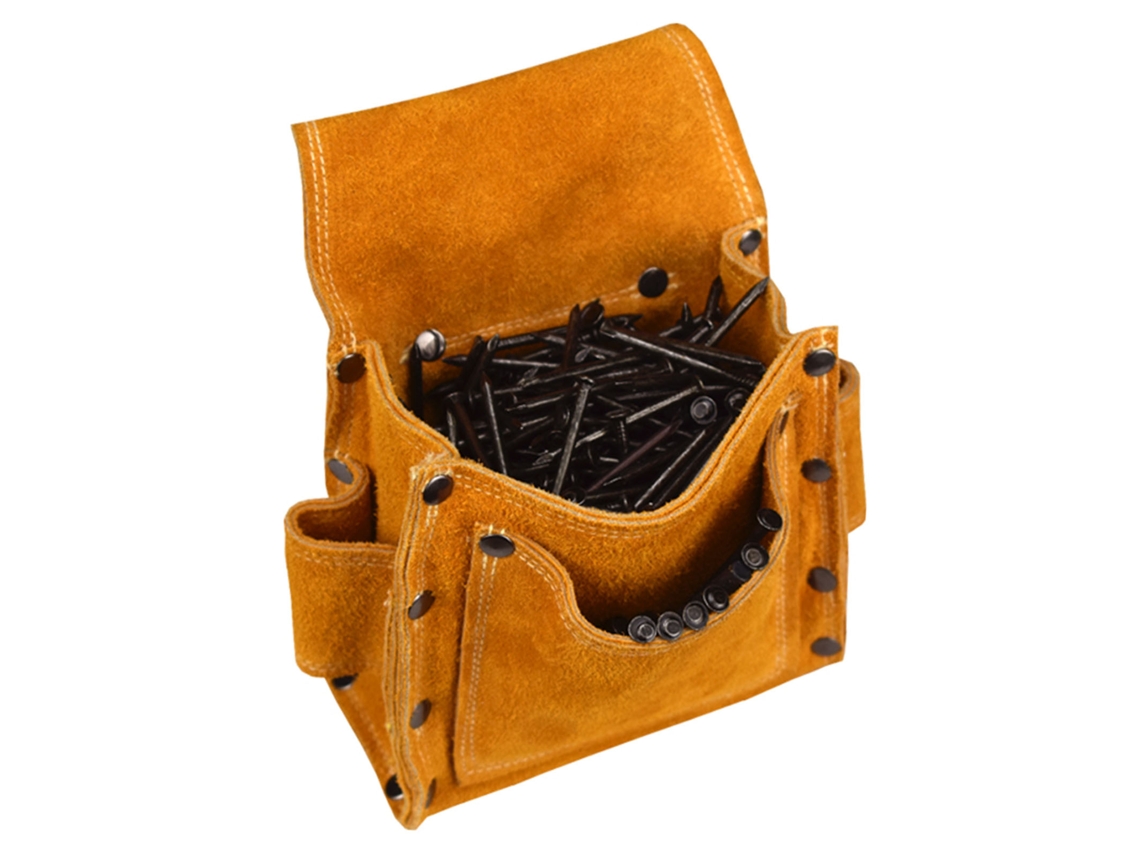 Laxiscreed Mala De Cintura Para Carpinteiro Com Compartimentos Para Ferragens De Ferramentas