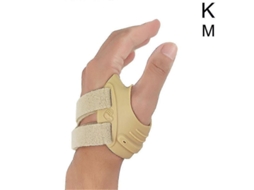 Apoio de Polso de Polegar para Artrite Osteoartrite, Cor Cinza, Mão Esquerda, Tamanho M