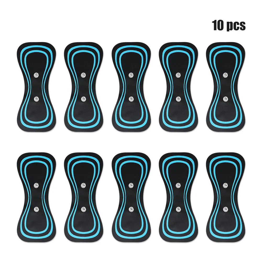 Almofadas De Gel Para Treinamento Pescoço Ems, Treinador Silicone, Reutilizável Músculos Abdominais, ~00795
