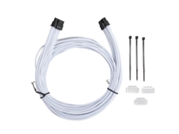 Cabo De Alimentação Para Placa De Vídeo Pcie 5.0 12+4pin Para 12+4pin Para Rtx3090ti Branco