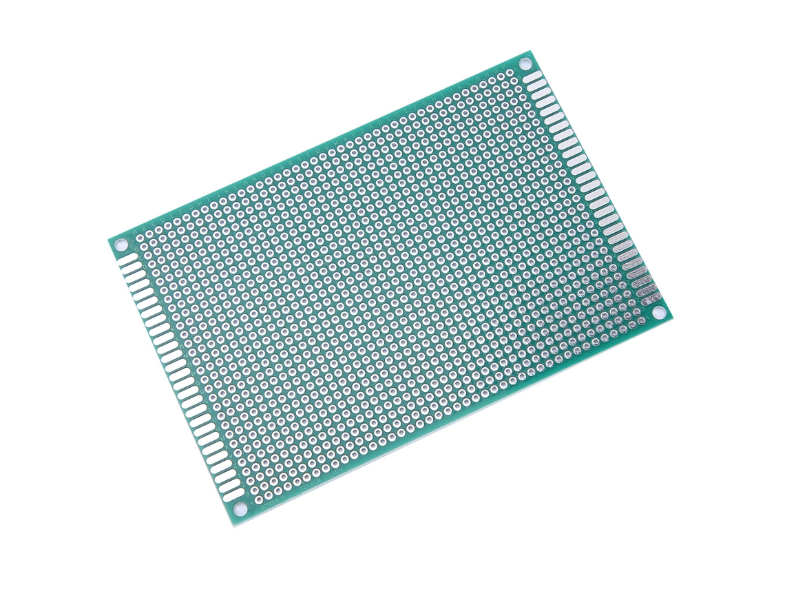 Placa De Circuito Laxiscreed Dupla Face Com Revestimento De Estanho Para Testes E Prototipagem De Circuitos