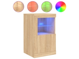 Side Cabinet, Side Cabinets Vidaxl Marrom Madeira Processada (n/a)