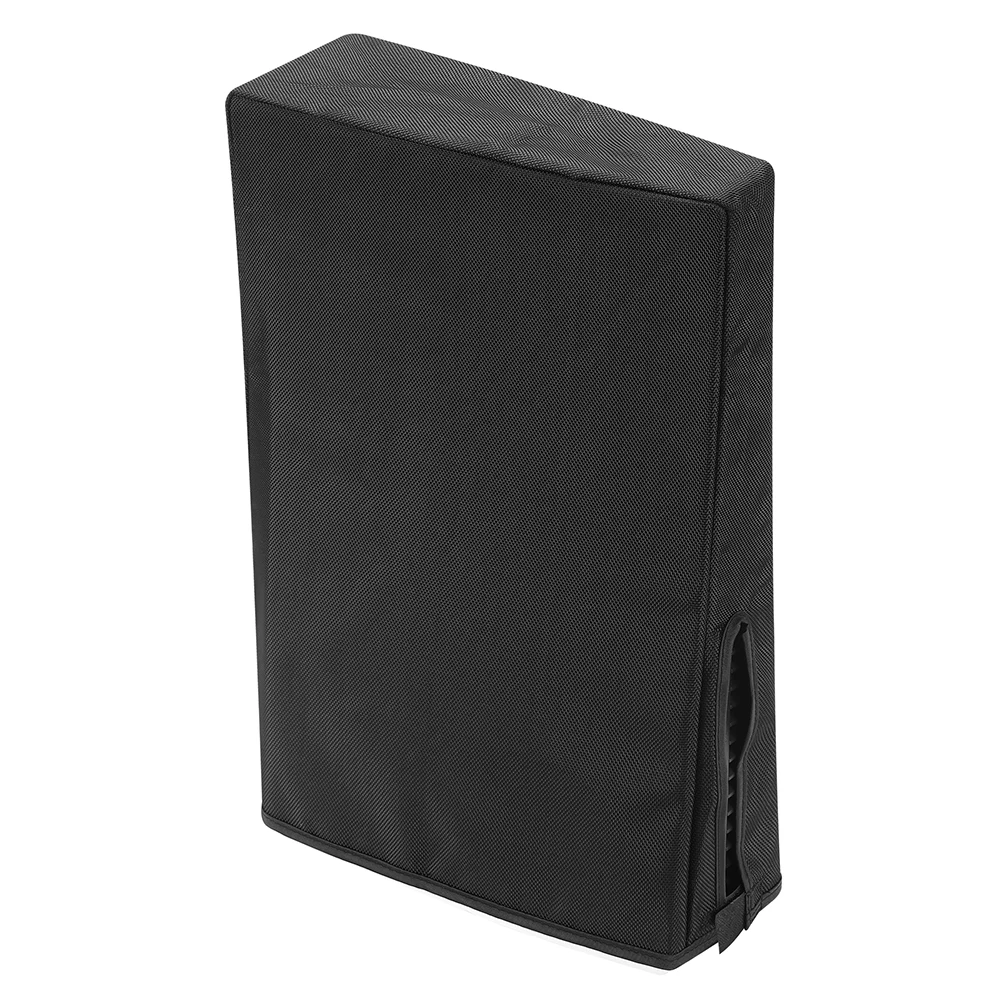 Capa Protetora Fina Contra Poeira Para Playstation 5/ps5 (versão Vertical Preta), Lavável E Resistente A Arranhões.