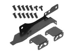 Suporte Duplo De Ferro Preto Para Ventoinhas De Pc.