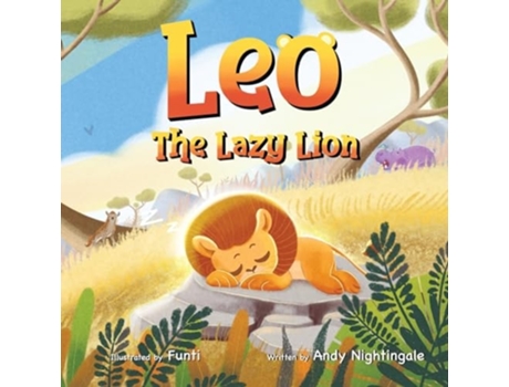 Livro Leo The Lazy Lion de Andy Nightingale (Inglês)
