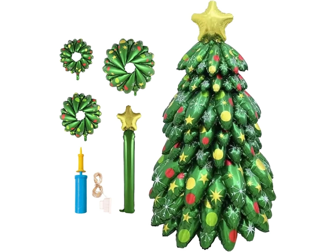 Árvore De Natal Inflável | Decoração Inflável Iluminada Para Uso Interno E Externo