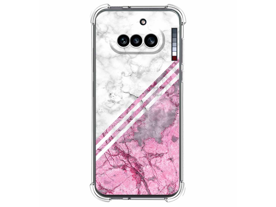 Capa Tumundosmartphone De Silicone À Prova De Choque Para Nothing Phone 4a 5g Com Estampa De Mármore 3 Desenhos