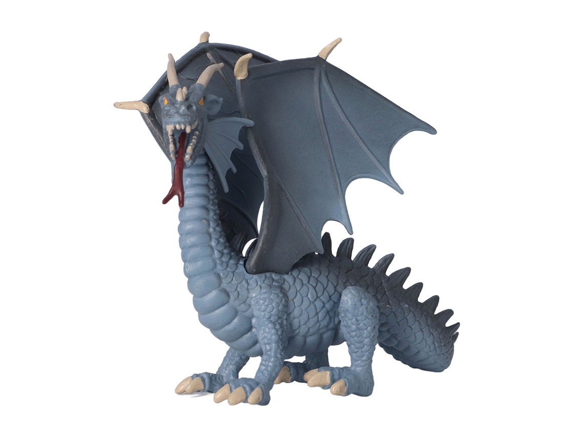 Figura De Dragão Azul De Plástico Estilo Vívido E Cute Figuras Educativas De Dragão Para Brinquedos E Decoração