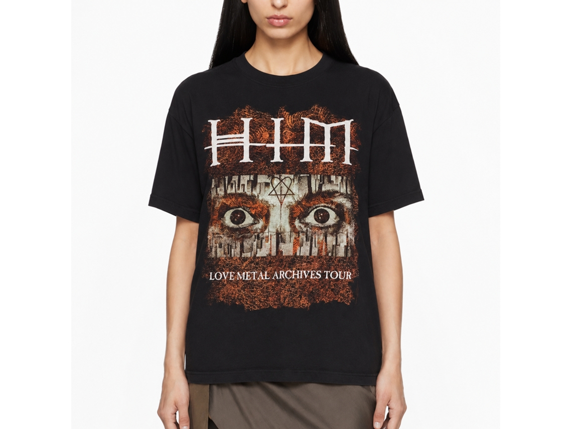 Him Love Metal Archives Tour T-shirt Classic Unisex Adults Size:l
