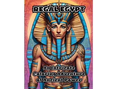 Livro Regal Egypt An Intricate Coloring Adventure of Ancient Power de ColorZen (Inglês)