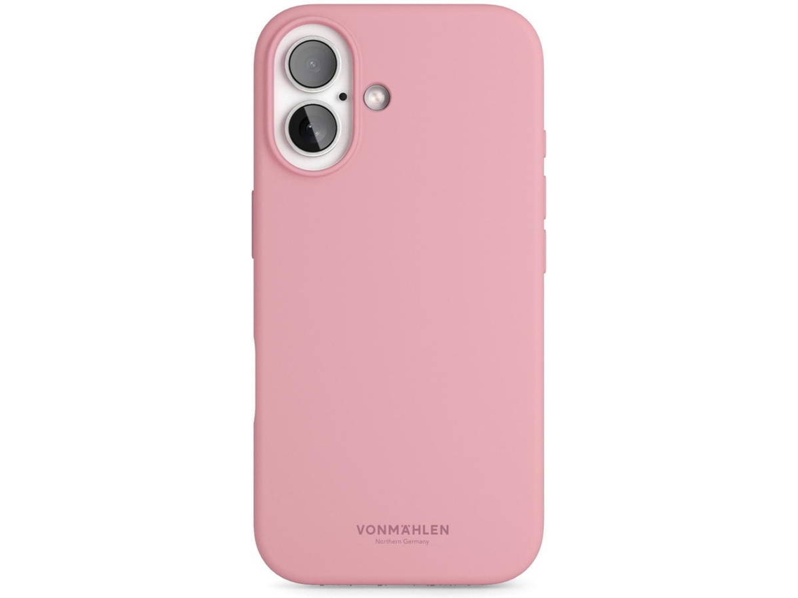 Capa VONMÄHLEN iPhone 16 Silicone com MagSafe (Rosa)