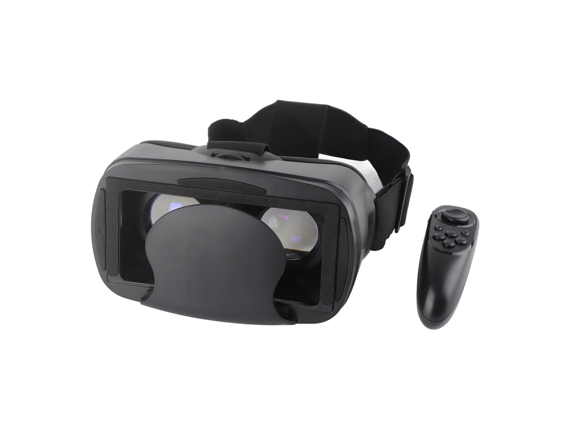 Fone De Ouvido Vrg Pro 3d Vr Com Proteção Contra Luz Azul Controle Remoto Para Celular 5-7 Polegadas