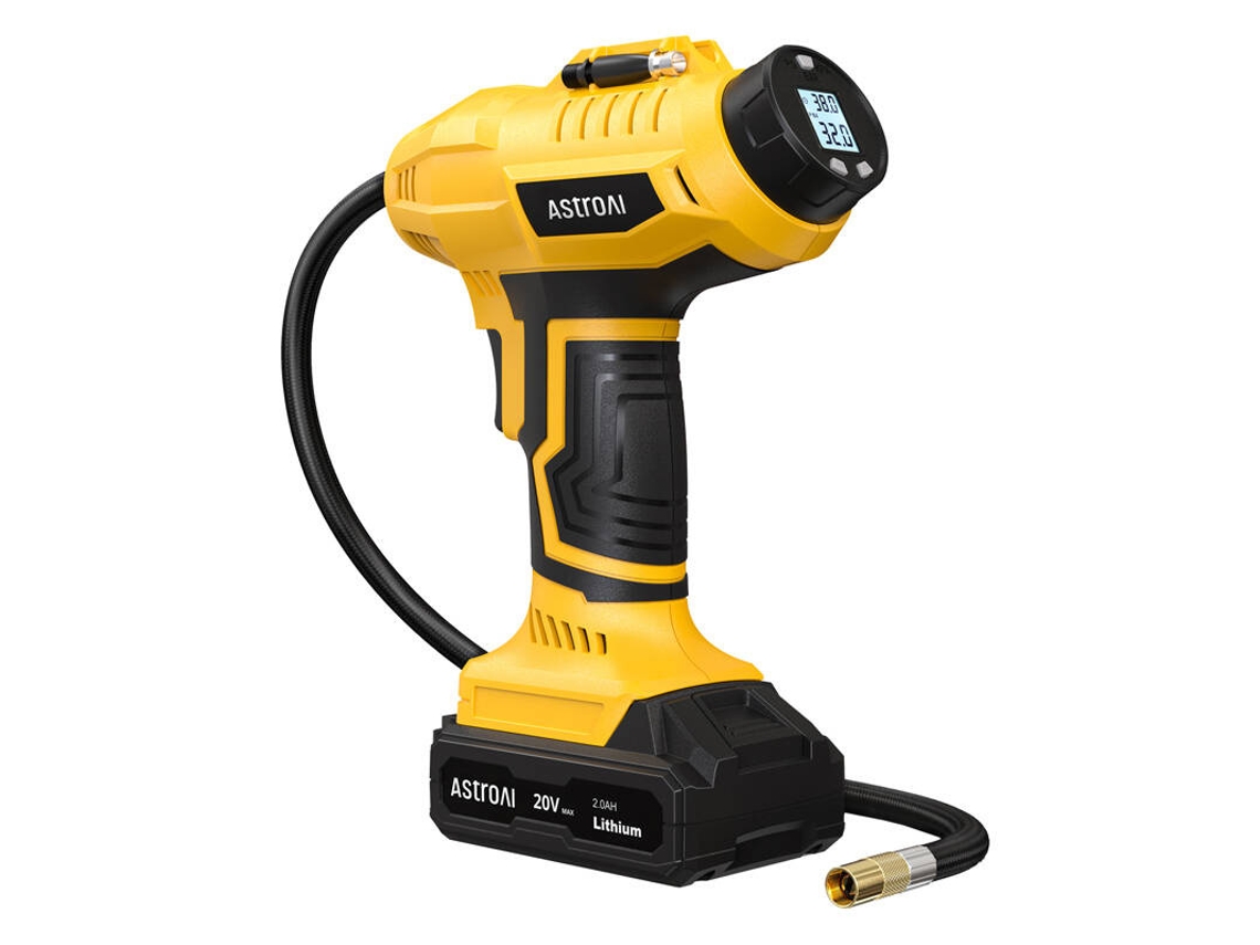 Compressor de bomba Astroai 160 PSI 12V para carros e ferramentas elétricas.