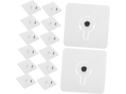 Conjunto De 20 Ganchos Adesivos Parede Em Abs Para Molduras Fotos