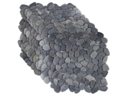 Vidaxl Azulejos De Pebble Cinzento 30 X 30 Cm Pebble Do Rio