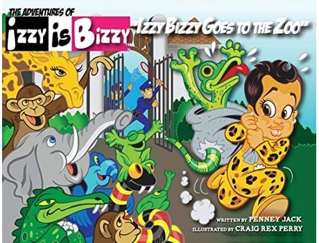 Livro Izzy Bizzy Goes to The Zoo de Penney Jack (Inglês)
