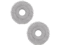 Conjunto de 2 Panos Microfibra para Esfregão, Compatíveis com Q Revo, Roborock Qrevo S, Roborock Qrevo Pro, Roborock Qrevo Maxv e R BRILVIBERA