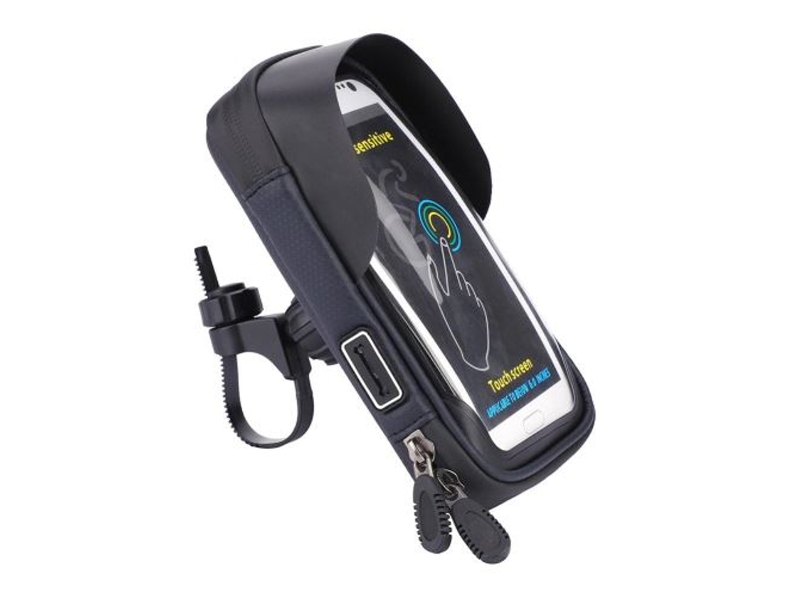 Bolsa De Guidão De Bicicleta À Prova Dágua Para Celulares Com Menos De 6 Polegadas Slowmoose