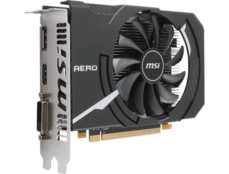 Placa Gráfica MSI Radeon RX 550 Aero ITX OC (AMD - 4 GB DDR5) — AMD | RX 550 Aero ITX