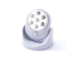 Omni luz Led Sem Fio com Sensor de Movimento Interno e Externo, Lâmpada Giratória 360°