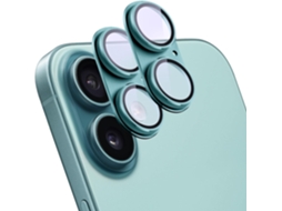 Película Yuysan Para Iphone16/16plus, Vidro Temperado + Liga（azul Petróleo）