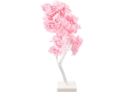 Abajur de Mesa em Formato de Rosa, Luminária de Cabeceira Decorativa Ou Led SFUSHOS
